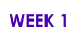 WEEK 1