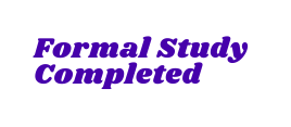 Formal Study Completed